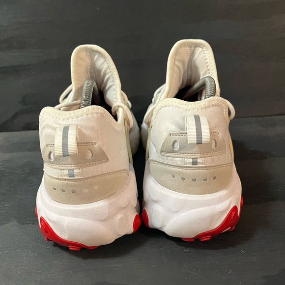 Nike React Presto Mens Size 10 Blue Sneakers Red Grey Shoes - Picture 4 of 8